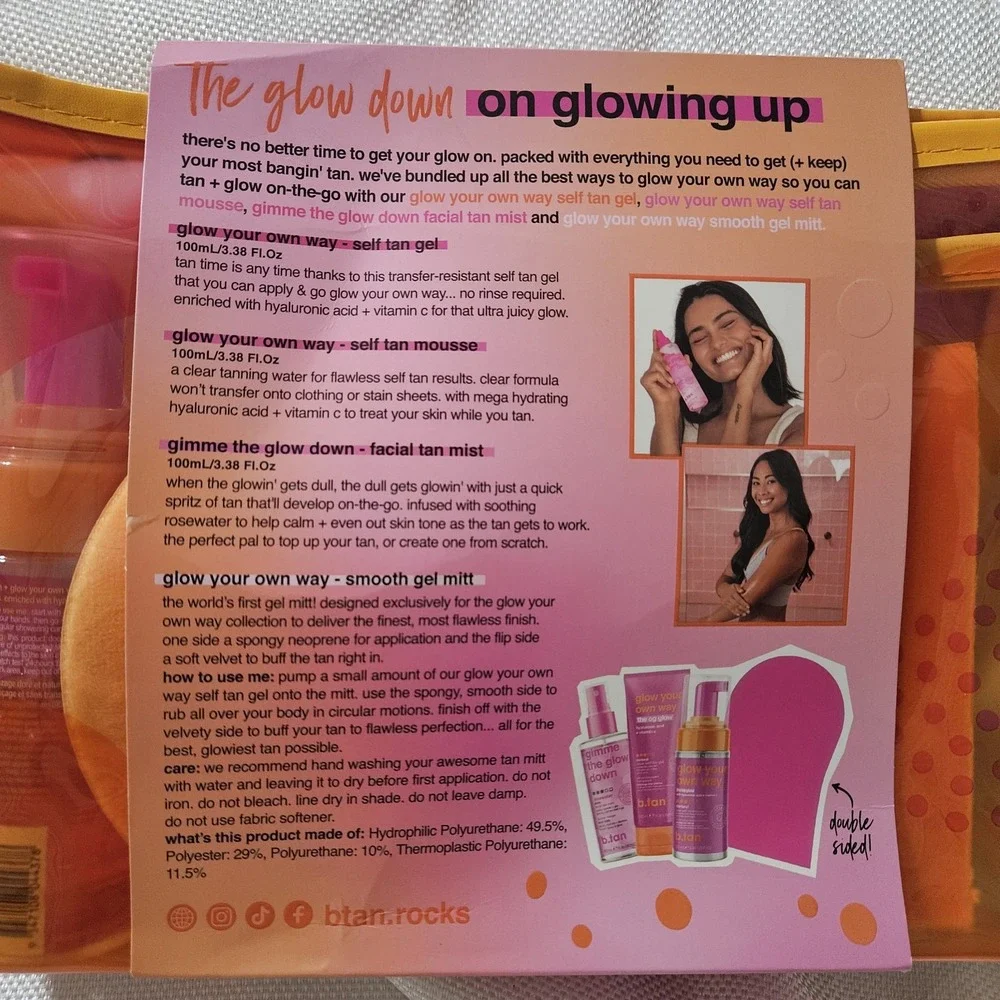 B.Tan Go On & Glow Your Own‎ Way Gift Set
